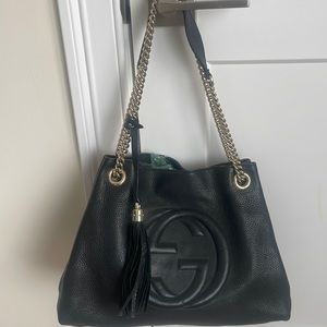 Gucci authentic calfskin soho bag